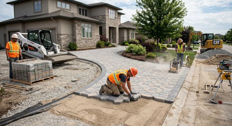 Driveway Pavers Installation in Aurora, CO