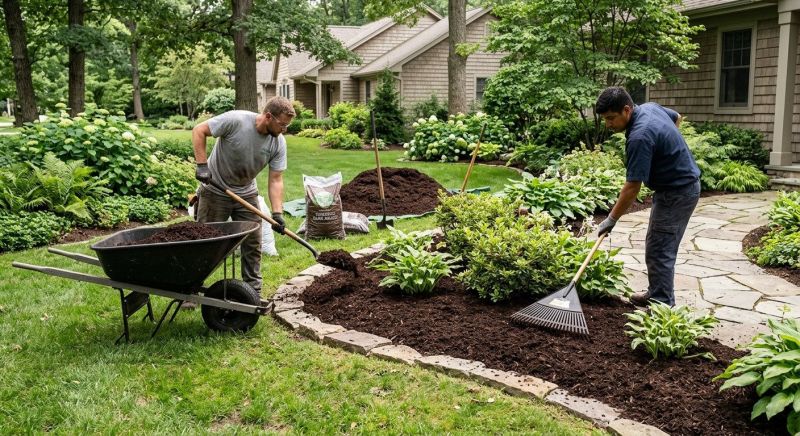 Mulch Installation in Ventura County, CA